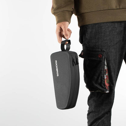 ROCKBROS wasserdichte Oberrohrtasche für Fahrrad 1L / 1.6 L Schwarz