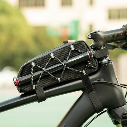 ROCKBROS Wasserdichte Rahmentasche Oberrohrtasche Schwarz 1L