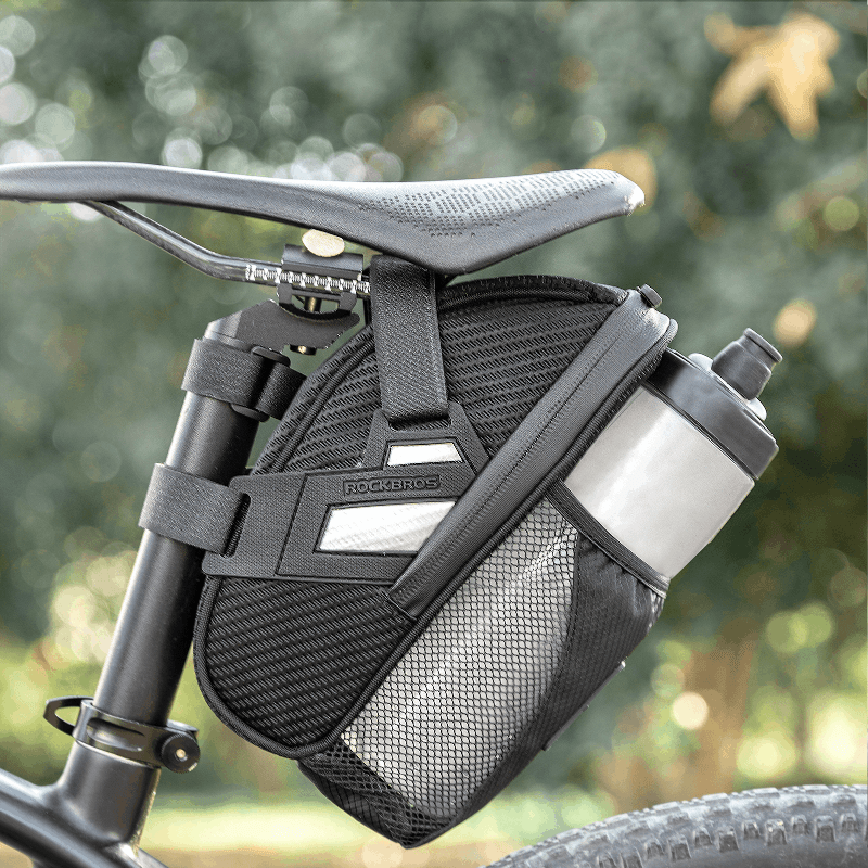 ROCKBROS wasserdichte Satteltasche mit Flaschenhalter für MTB Rennrad
