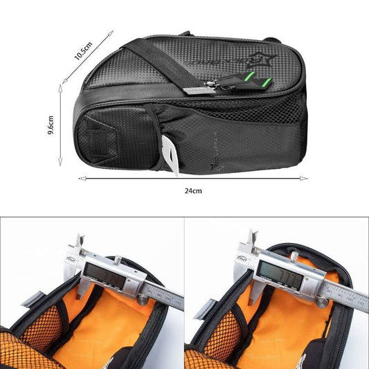 ROCKBROS wasserdichte Satteltasche mit Flaschenhalter für MTB Rennrad