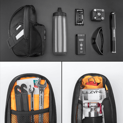 ROCKBROS wasserdichte Satteltasche mit Flaschenhalter für MTB Rennrad