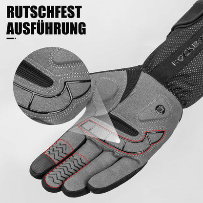 ROCKBROS Winter Beheizte Fahrradhandschuhe Wiederaufladbare Handschuhe M-XL