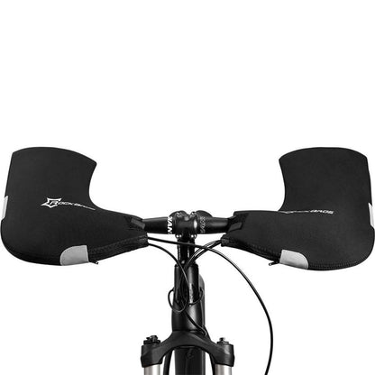 ROCKBROS Winter Lenkerstulpen Winddicht Handschuhe Schwarz