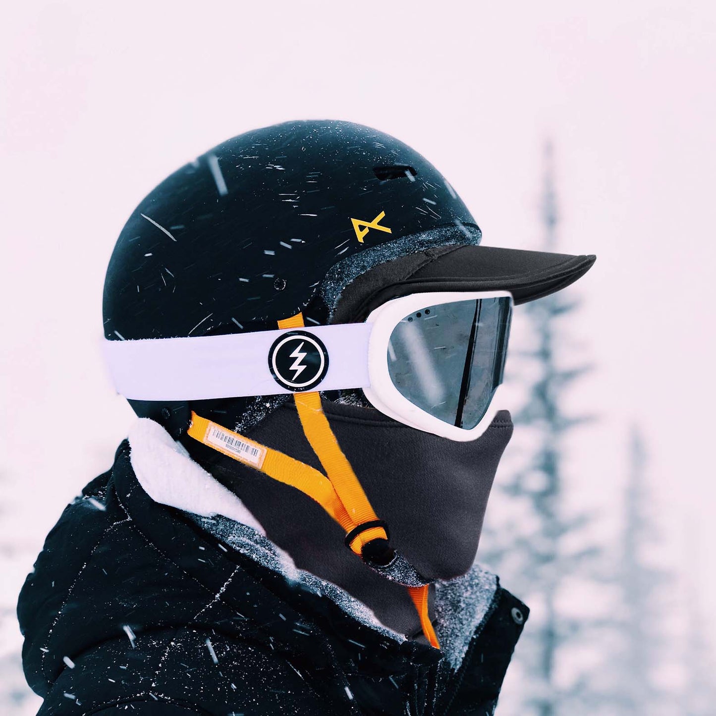 ROCKBROS Winter Sturmhaube Balaclava Warm Sturmmaske Unisex Schwarz