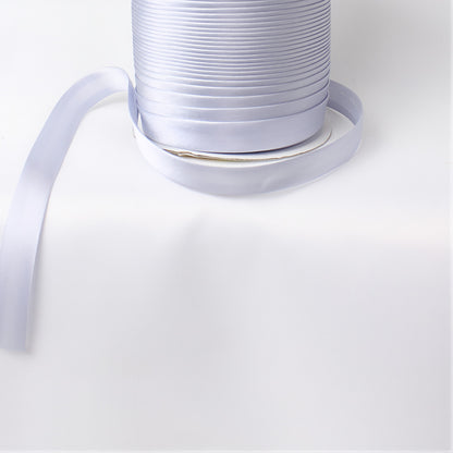 Satin Schrägband | Breite 15 mm - gefalzt