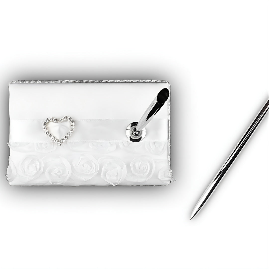 Ringkissen, Gästebuch, Stifthalter, Körbchen, Set Hochzeit