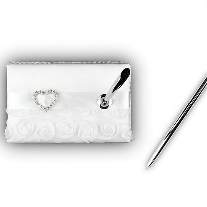 Ringkissen, Gästebuch, Stifthalter, Körbchen, Set Hochzeit